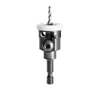 Amana Tool - (55293) Carbide Tipped 82° Countersink with Adjustable Low Friction Depth Stop, 3/8 Dia x 7/64 Drill Dia x 1/4 In