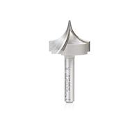 Amana Tool 56144 Carbide Tipped Point Cutting Roundover Router Bit Rounding 1/2 R x 1 D x 3/4 CH x 1/4 Shank x 2 Inch Long