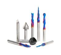 Amana 8 Piece General Purpose CNC Router Cutter Set AMS177K 1/4" Shank