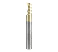 Amana Tool CNC Solid Carbide Spiral O Flute Up-Cut, Aluminum Cutting Router Bit, ZrN Coated, 57342-Z, 1/4 D x 1/2 CH x 1/4 SHK x 2 Inch Long