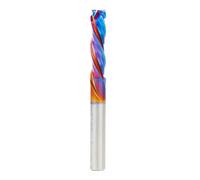 Amana Tool Spektra Extreme Tool Life Coated Solid Carbide CNC Mortise Compression Spiral Router Bit, 46018-K, 1/4 D x 1 CH 1/4 SHK 2-1/2 Inch Long 3 Flute