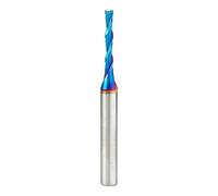 Amana Tool Spektra Extreme Tool Life Coated Solid Carbide Spiral Plunge Router Bit, 46125-K, 1/8 Dia x 13/16 CH x 1/4 Shank 2-1/2 Inch Long Up-Cut