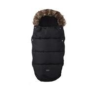 Amana Universal Footmuff, Fleece-Lined, Fur Collar, Two-Way Zipper, Adjustable Buttons, for Strollers