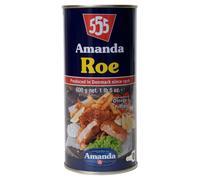 Amanda 555: Tinned Cod Roe | The Original Cod Roe | High in Protein Omega 3 Vitamin D & B12 | MSC Certified, Sustainable, and Delicious | Perfect for