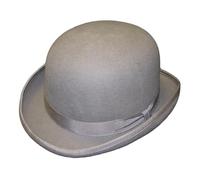 Amanda Jacobs Bowler Hat Grey