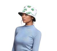 Amanda Jacobs Reversible Pepe Frog Bucket Hat,Funny Cotton Sun Hat for Men & Women | Foldable Packable Fisherman Hat for Summer, Crypto Fans (UK, Alpha, One Size, One Size fits 55-58cm, Boring White)