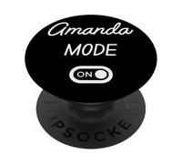 Amanda Mode On Name PopSockets Adhesive PopGrip