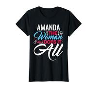 AMANDA The Woman Who Does It All T-Shirt Name AMANDAS T-Shirt