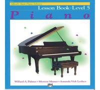 Amanda Vick Lethco Alfred's Basic Piano Library Lesson 5 Book Book Amanda Vick Lethco Multicolor