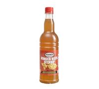 Amandas Barbadian Ginger Beer Syrup 750 ml | Vegan Syrup Perfect for Cocktails, Drinks, Coffee, & Baking | Made in Barbados