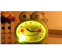 Amandaus Frog Children Cartoon Clock Led Nightlight Alarm Battery Operated Alarm Clock