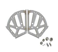 amangul 1 Pair Shoes Cabinet Hinges Frame Hidden Movable Turning Rack Replacement Fittings Stainless Steel Furniture Hinges(Three Layer)