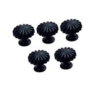 amangul 5 / 10Pcs Modern Wardrobe Knob Aluminum Alloy Cabinet Drawer Handle Cupboard Pulls Pumpkin Furniture Decoration Enduring Furniture Handles and Knob for Dressers Modern