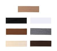 amangul 7 Pcs Fitness Sweatbands Sports Headbands Elastic Sweatband Workout Headbands Athletic Sweatbands Hair Accessories Fitness Headbands for Adult