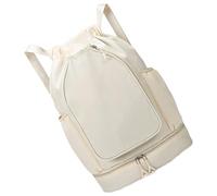 amangul Basketball Backpacks Sports Gym Bag with Dry Wet Separation Fitness Bag Large Capacity Tennis Bag Drawstring Backpacks(As Shown)