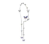 amangul Bridal Hair Hoop Girl Birthday Party Elegant Pageant Woven Crystal Girl King Costume Headwear Halloween Hairband(As Shownsilver)