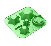 amangul Chocolate Silicone Moulds,Mini Cake Mould,Christmas Tree Silicone Mold Fondant Cake Chocolate Pudding Sugarcraft Decor DIY