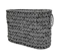 amangul Elegant Wicker Storage Basket With Lid Narrow Bathroom Organizers For 6 To 9 Rollsl Portable For Closet(Not Include lid)