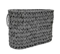 amangul Elegant Wicker Storage Basket With Lid Narrow Bathroom Organizers For 6 To 9 Rollsl Portable For Closet(Not Include lid)