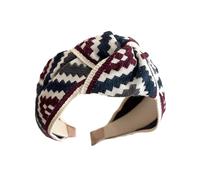 amangul Embroidered Floral Lace Hairbands Elastic Wide Band Headbands Hair Ornament For Women Hair Accessories(A)