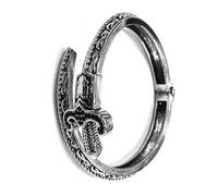 amangul Fashionable Snake Themed Armlet Modern Snake Pattern Bangle Charm Crafted for Those Who Love Unique Accessories Mystical Jewelry