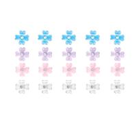 amangul Glinting Crystal Hair Jewelry Queen Headdress Hair Claw for Pageant Proms Bridal Wedding Bridal Wedding Headwear(Four leaf mix)