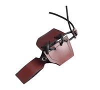 amangul Horn Shaped Mug Cover Medieval Holder Cup Ox Sleeve Beer Holsters Belt Drinkware Carry Accessories Leathers Waist Bag for Men Women