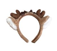 amangul Lovely Plush Ear Headband Stage Show Costume Hairhoop for Female Musical Festival and Holiday Party Gathering