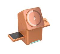 amangul Modern Charging Stand Auto Rotate 15W Fast Charges Easy to Carry Suitable for Home Use Auto Rotating Chargers