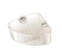 amangul Modern Kitchen Sink Corners Organiser Waterproof Storage Solution for Small Space Triangle Shaped Sponge Holder Under Sink Storage Rack