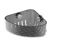 amangul Modern Kitchen Sink Corners Organiser Waterproof Storage Solution for Small Space Triangle Shaped Sponge Holder Under Sink Storage Rack