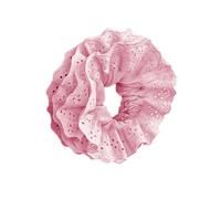 amangul Oversized Lace Scrunchies Hair Bun Scrunchy Lady Hair Styling Flower Accessories(hollow)
