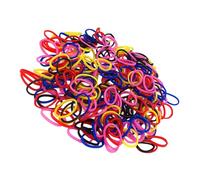 amangul Pack of 1000 Elastic Hair Rope Soft Ponytail Holder Rubber Hair Scrunchie Hair Styling Tool for Girls Infants(Common color)