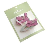 amangul Pack Of 2 Sweet Cartoon Animal Hair Clip For Girls And Toddler Lovely 2000s Hair Barrettes Hair Accessories For Daily We(kitten)