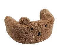 amangul Pet Strollers Front Cover Plush Fleeces Thermal Warm Cushion Mat Closures Easy Cleaning Protective Shield Pet Strollers Cushion