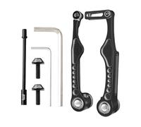 amangul Short/Long Arm Folding Bike V Brake Replacement Aluminum Alloy V Clamp Cycling Handle Levers Caliper Tool Bicycles Caliper Bike Accessories