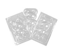 amangul Silicone Moulds,3pcs 3D Bear Chocolate Mold Plastic Mousse Cake Molds Decorating Baking Tool