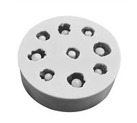 amangul Silicone Moulds,for Creative Raspberry Blueberry Fondant Cake Silicone Mold Pastry Chocolate Mould Candy Ice Cube Mold Baking Tool(Small 9hole raspber)