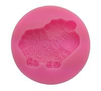 amangul Silicone Moulds,Handmade Soap Making Supplies Silicone ant Mold Cute Sheep Shape Cake Decorating Family Candle Molds Flexible