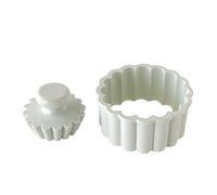 amangul Silicone Moulds,Tart Mold Flower Shape Muffin for Oven Baking Multi Purpose Baking Tray Gift Pastry Tools Durable