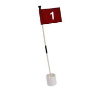 amangul Travel Friendly Golf Flagstick Training with ABS Cup for on Putting Practice Portable Putting Green Accessories