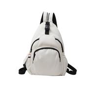 amangul Women Bag Man Chest Bag Fashion Crossbody Bag Multi-Compartment Shoulder Bag Oxford Cloth Backpack for Travel Daily