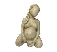 amangul Women Pregnant Statues Figurines Mother Statue Home Decor Miniature Figurines For Resin Figure Ornaments