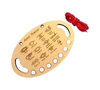 amangul Wood Knot Trainer Board Knot Tying Board Learn To Tie Training 12 Knotting Methods For Beginner Kid Adult Wood Tying Training