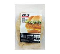 Amani Crispy Battered Chicken Steak 850g 100% Chicken Breast Tender Chicken Fillet with Golden Crunchy Batter Ready to Cook Frozen Ready Meal Pack of 1