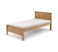 Amani Denver Rustic Walnut 5Ft King Size Solid Pine Bed Frame