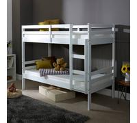 Amani Durham White Solid Wood Bunk Bed Converts to 2 Beds | Size: Small Single Amani White Small Single