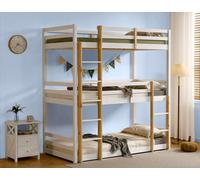 Amani Lydia Triple Story Bunk Bed - White