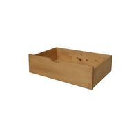 Amani Pine Wood Underbed Mission Storage Boxes (Pair) Waxed + Wheels