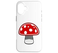 Amanita Muscaria Fly Agaric Red Mushroom Mycologist Case for iPhone 16 Plus